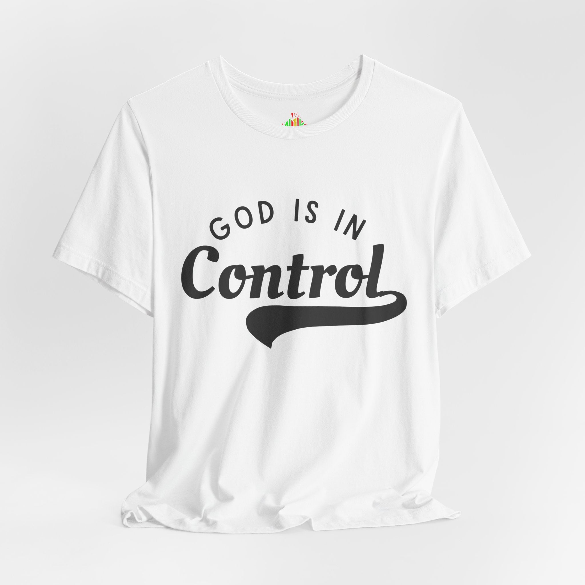 Christian Inspirational Unisex Tee - 'God is in Control' & 'All is Well'